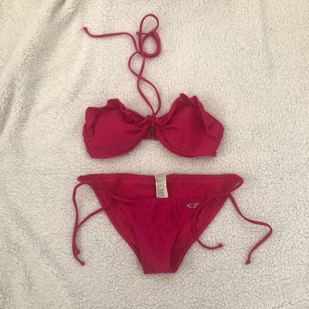 Pink Hollister Bikini Small
